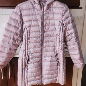 Women's Light Purple Quilted Jacket